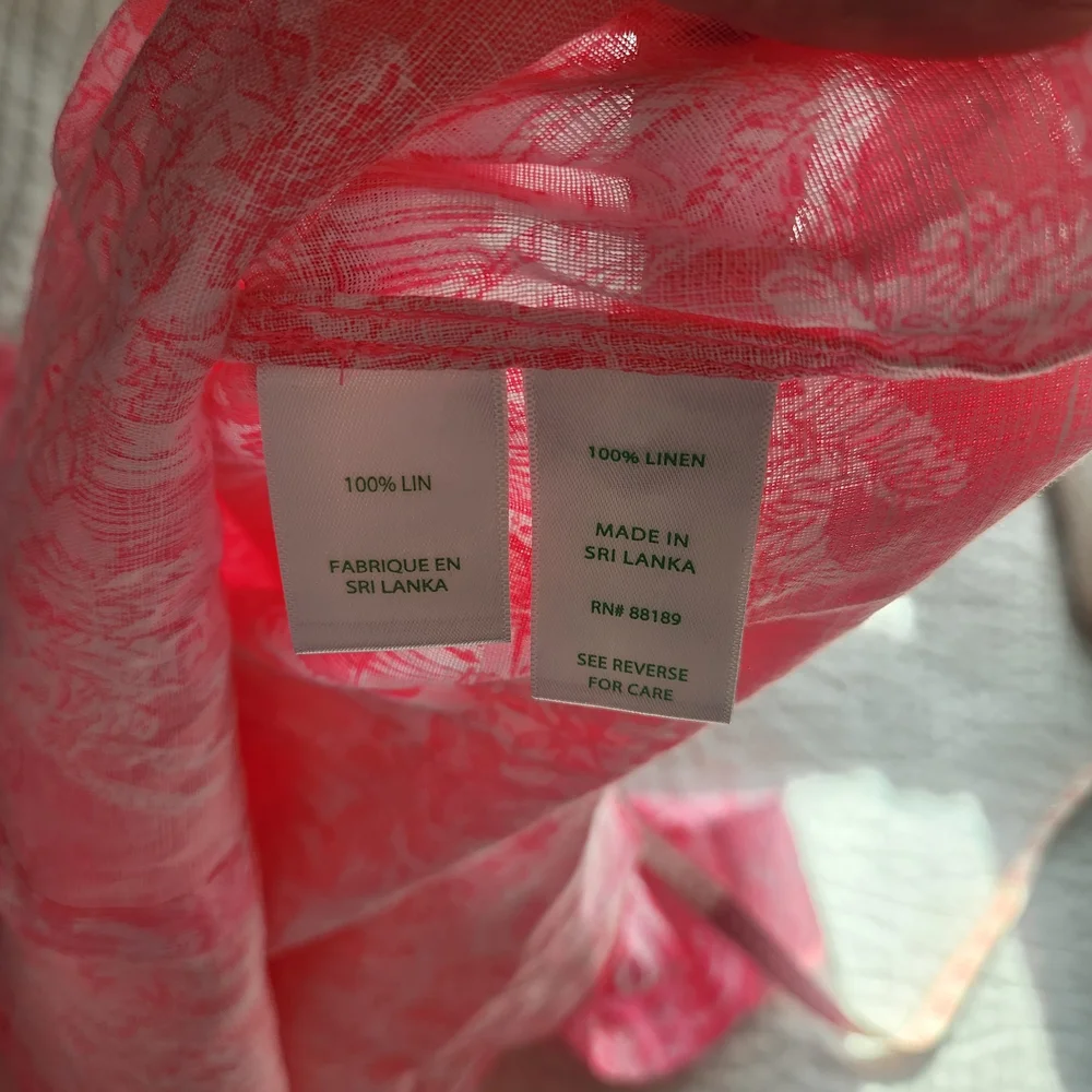 Lilly Pulitzer Vibrant Pink Button-Down Shirt - Picture 11 of 12